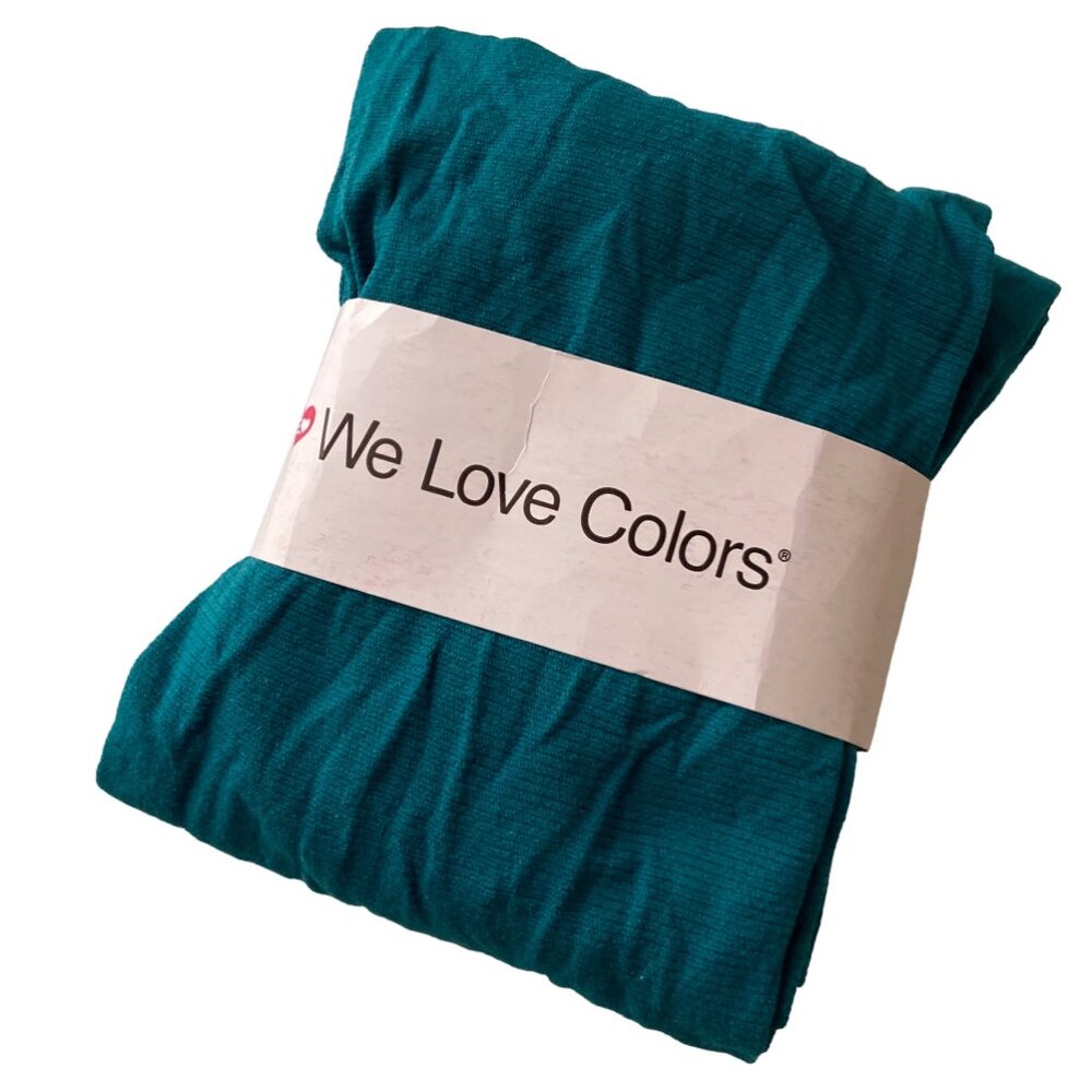 WE LOVE COLORS TIGHTS PANTYHOSE SPRUCE GREEN ONE SIZE FITS ALL NEW